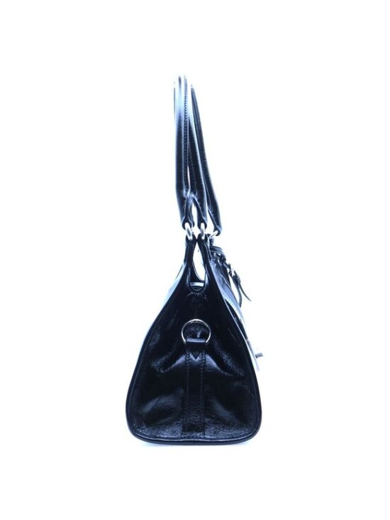 Prada Small Leather Tote Shoulder Black - Picture 3 of 6